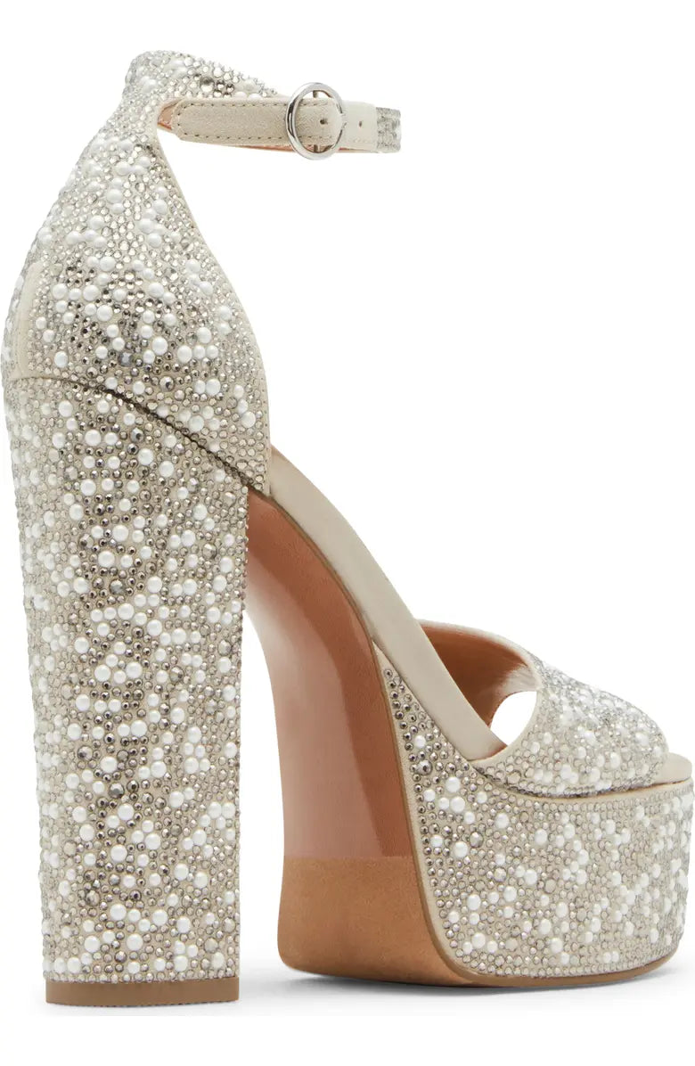 Rhinestones Platform Heels