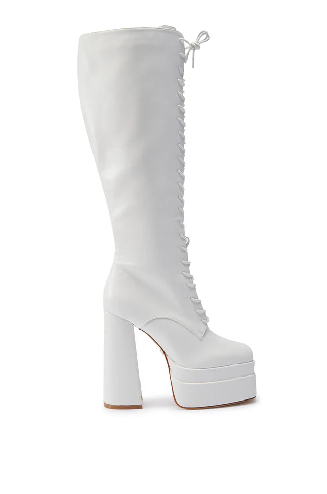 Chunky Platform Lace Up Boots