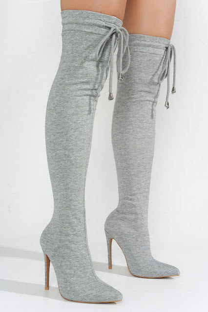 Sexy Pointed 2 In 1 High Boots