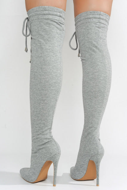 Sexy Pointed 2 In 1 High Boots