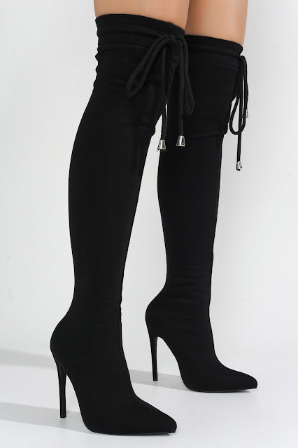 Sexy Pointed 2 In 1 High Boots