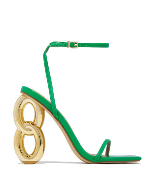 Chunky Strap Heels