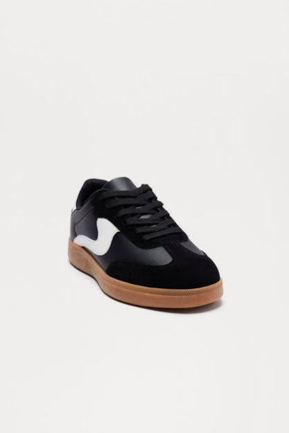 Leopard Lace Up Sneakers