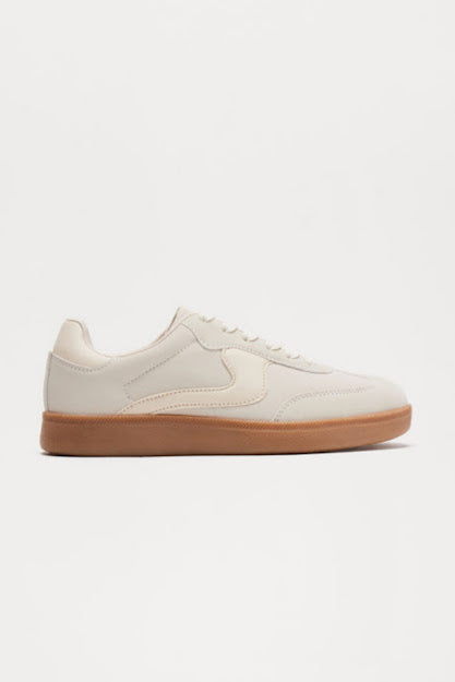 Leopard Lace Up Sneakers