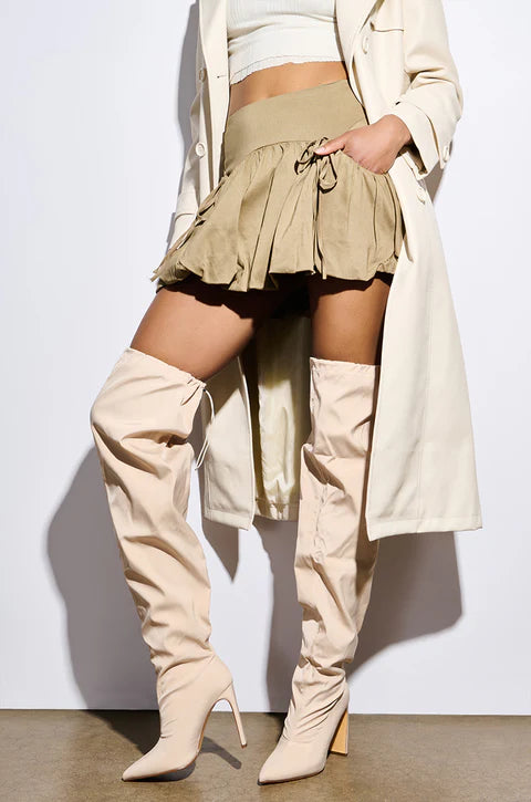 Chunky Stileto High Boots