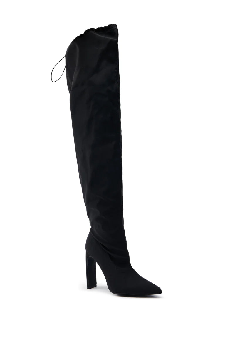 Chunky Stileto High Boots