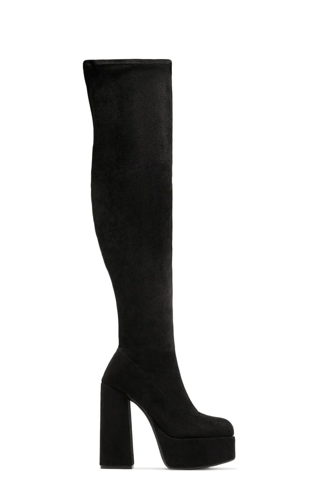 Chunky Platform Over High Boot