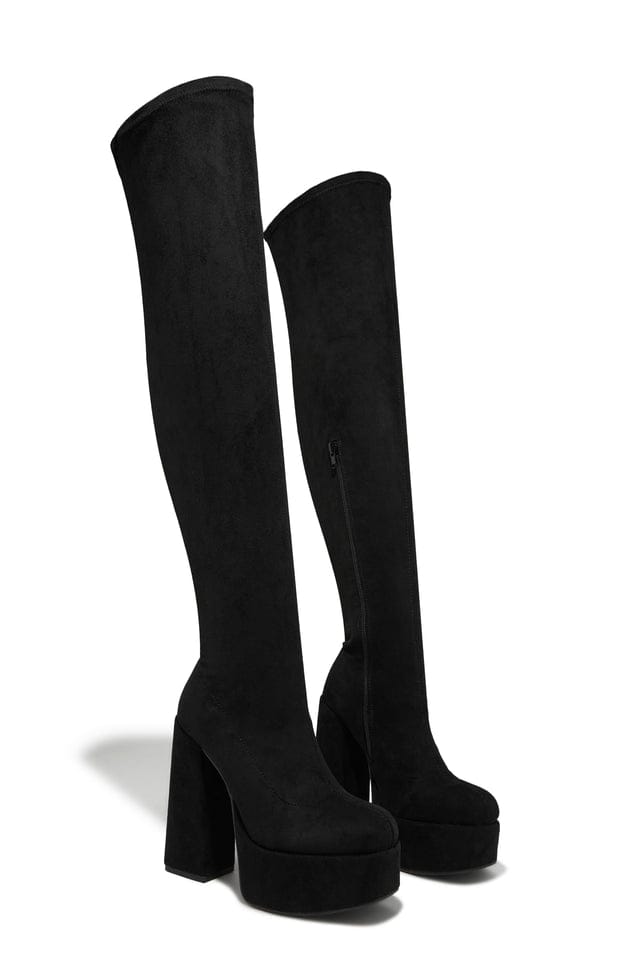 Chunky Platform Over High Boot