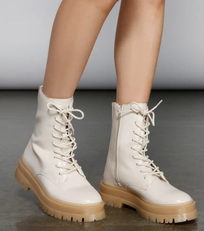 Stepping On The Edge Booties