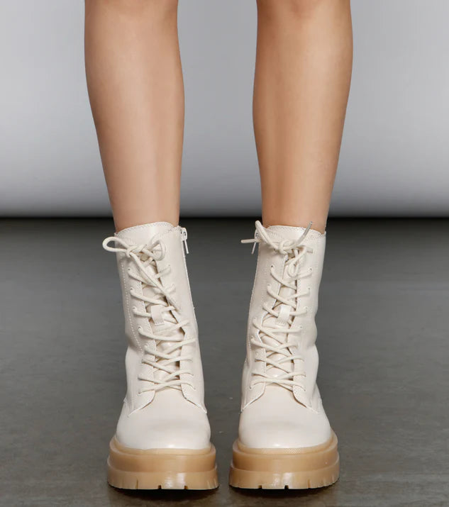 STEPPING ON THE EDGE BOOTIES