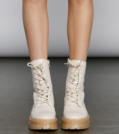 Stepping On The Edge Booties