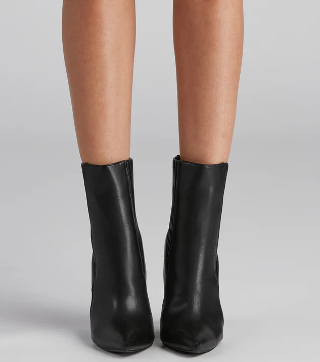 Catwalk Ready Pointed Booties