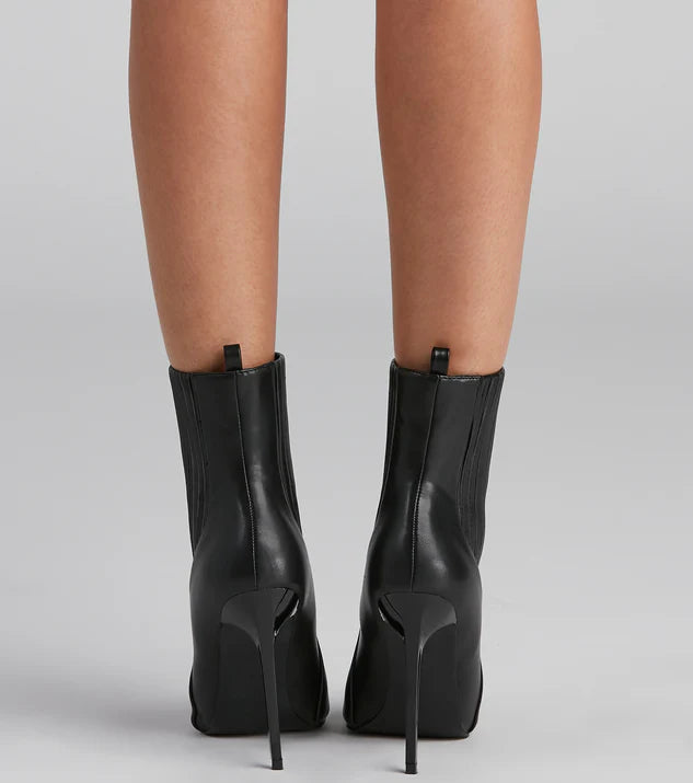 Catwalk Ready Pointed Booties