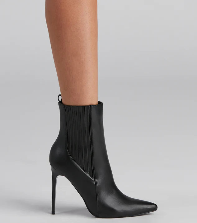 Catwalk Ready Pointed Booties
