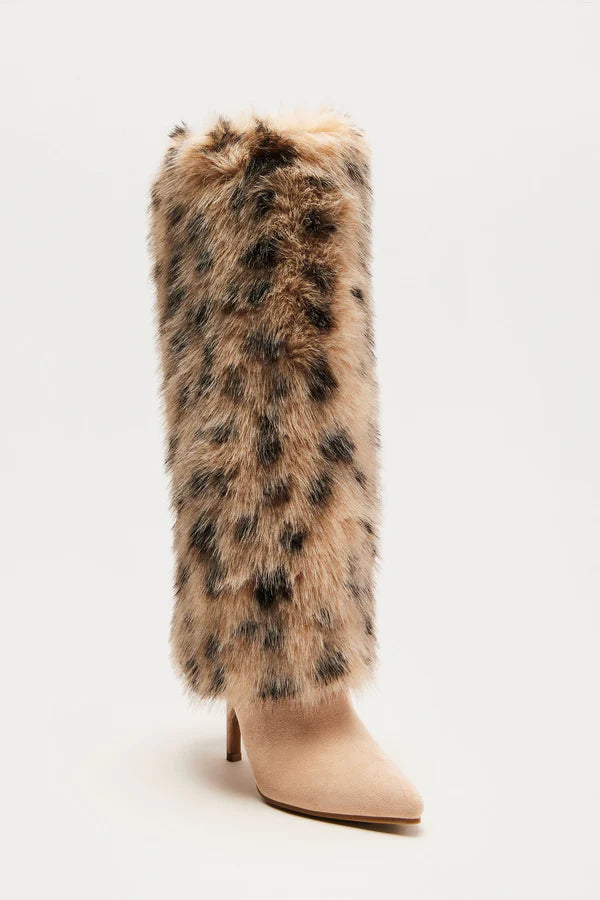 FURRY WINTER KNEE OVER BOOTS