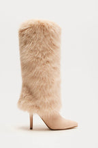 FURRY WINTER KNEE OVER BOOTS