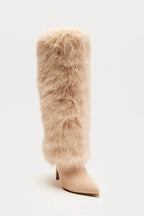 FURRY WINTER KNEE OVER BOOTS