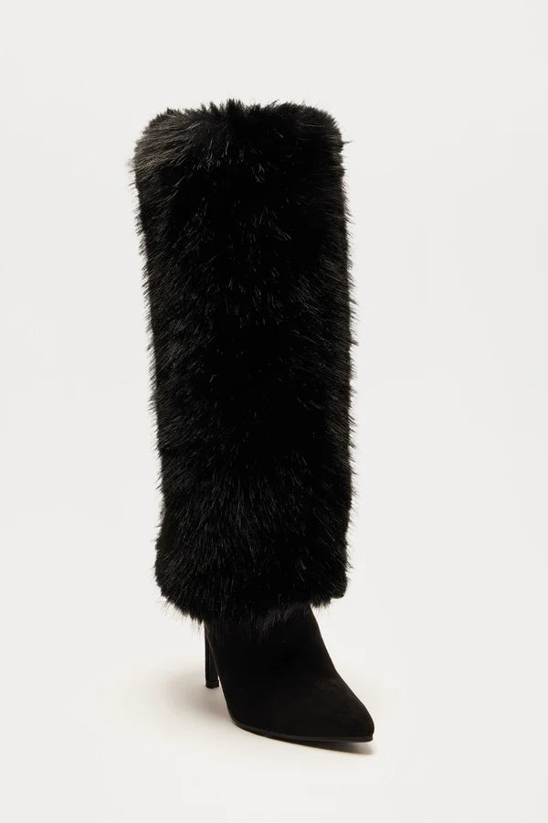 FURRY WINTER KNEE OVER BOOTS