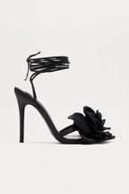 Pretty Blooming Strappy Heels