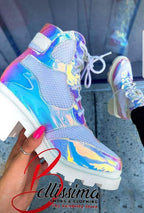 BLOCK IRISDECENT BOOTIES