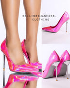 GLASSES POINTED PUMPS