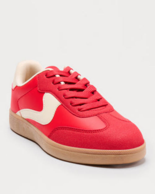 Leopard Lace Up Sneakers