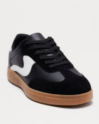 Leopard Lace Up Sneakers