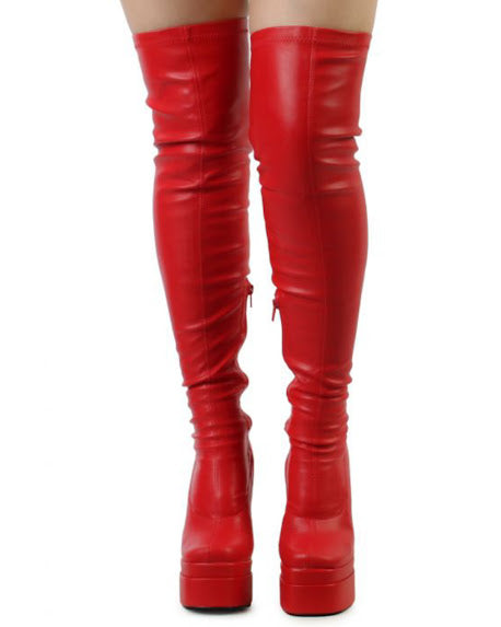 CHUNKY PLATFORM HIG BOOTS