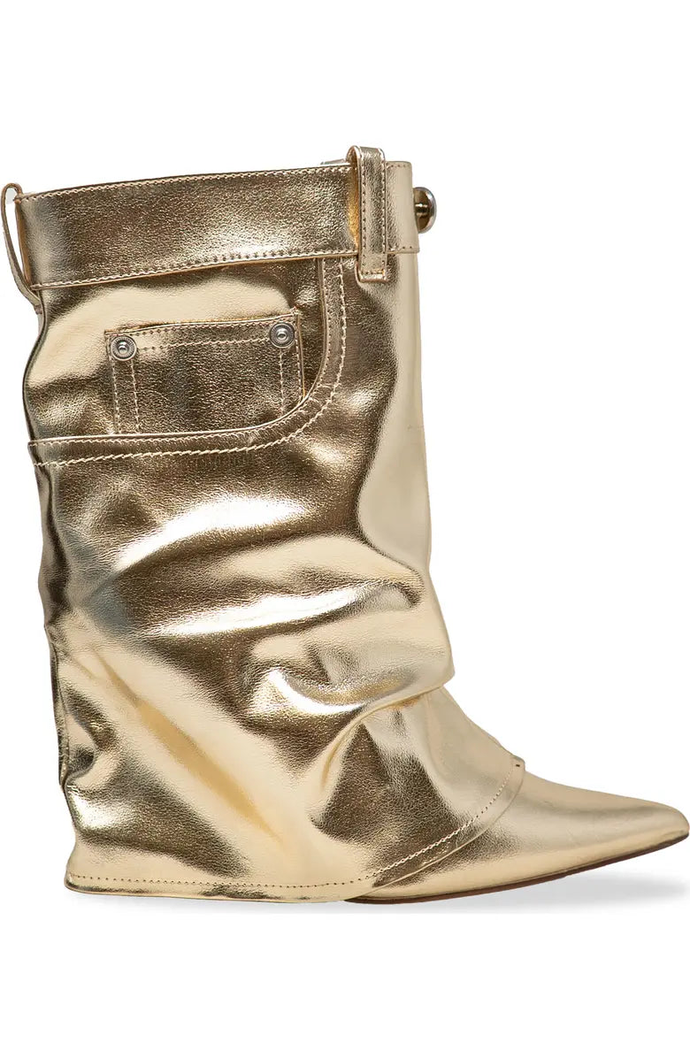 FOLDOVER ANKLE BOOTIES