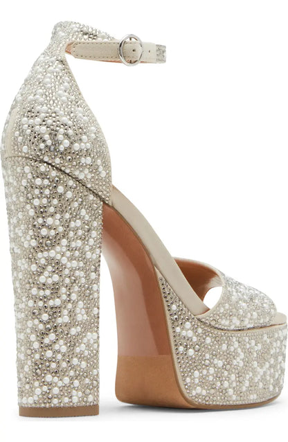 Rhinestones Platform Heels