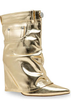 FOLDOVER ANKLE BOOTIES