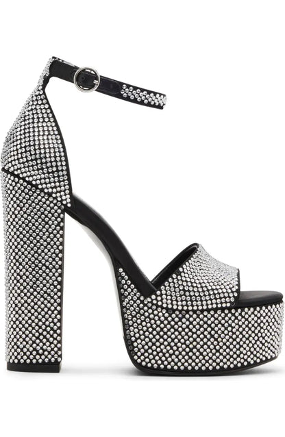 Rhinestones Platform Heels