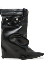 FOLDOVER ANKLE BOOTIES