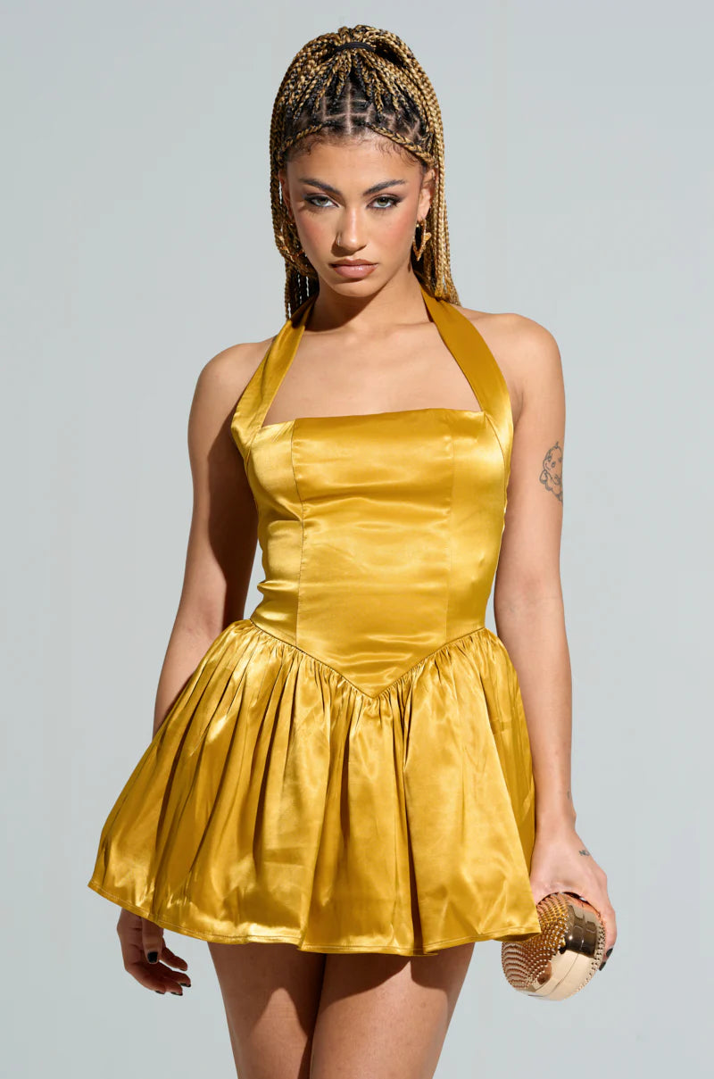 Daylight Satin Mini Dress