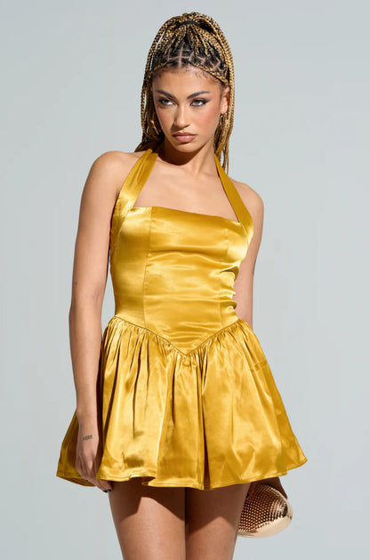 Daylight Satin Mini Dress