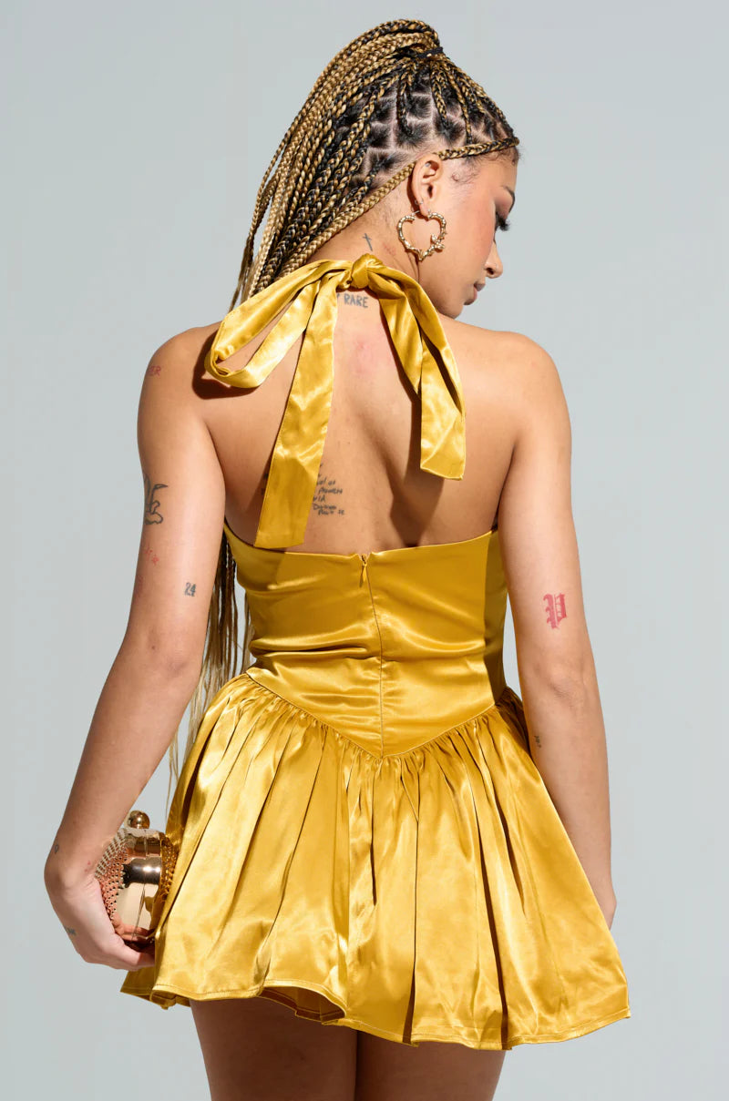Daylight Satin Mini Dress