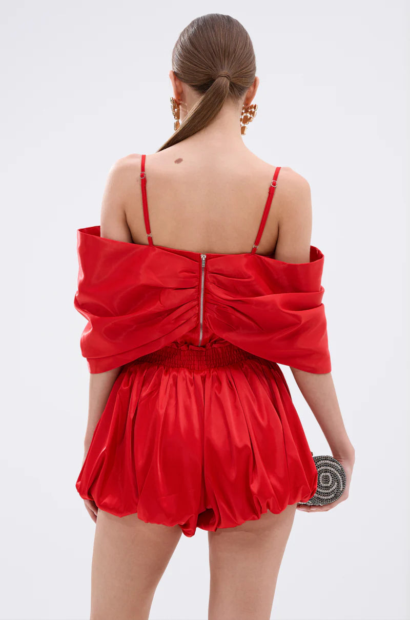Satin Top Gift Romper