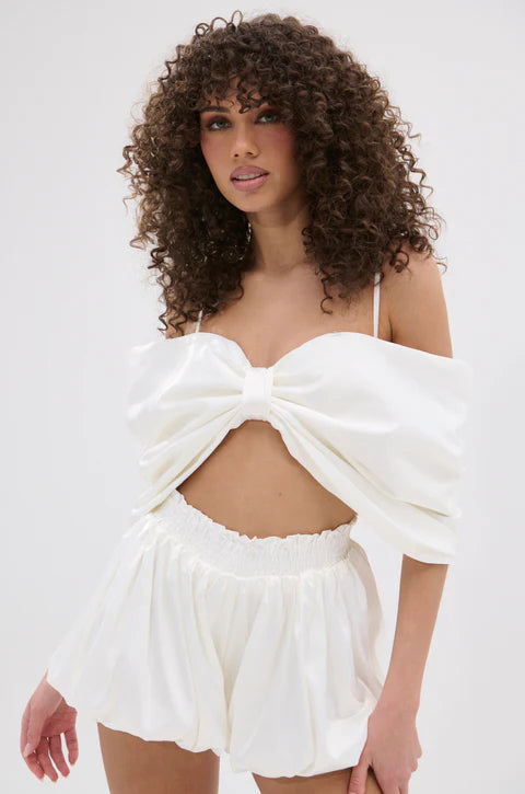 Satin Top Gift Romper