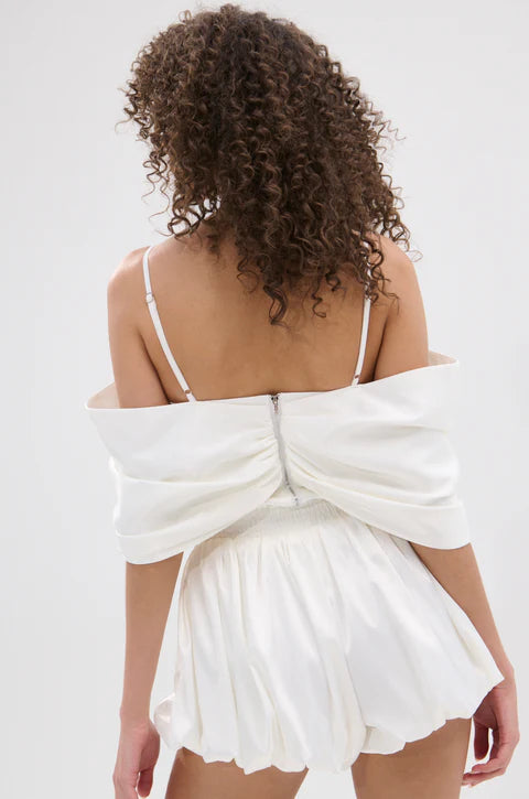 Satin Top Gift Romper