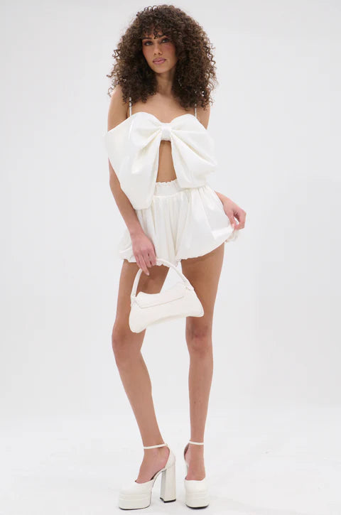 Satin Top Gift Romper