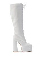 Chunky Platform Lace Up Boots