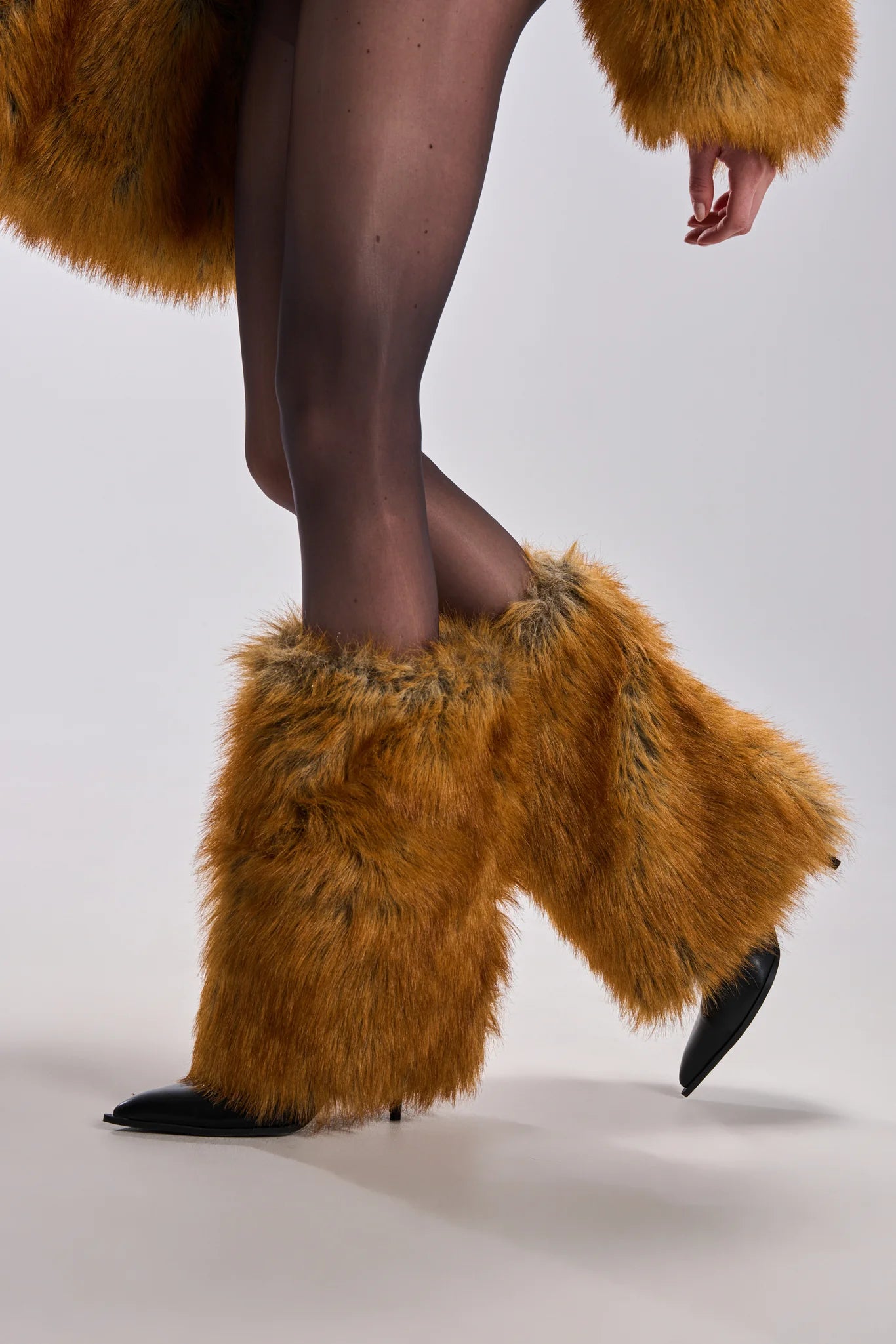 Fox Fur Stilleto Boot