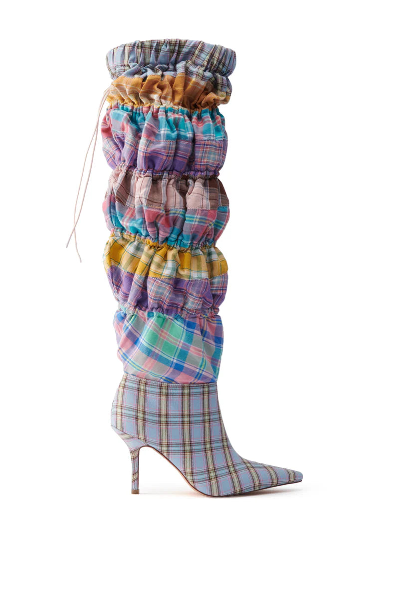 PINK MULTI PATCHWORK BOOT