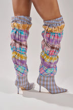 PINK MULTI PATCHWORK BOOT