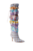 PINK MULTI PATCHWORK BOOT