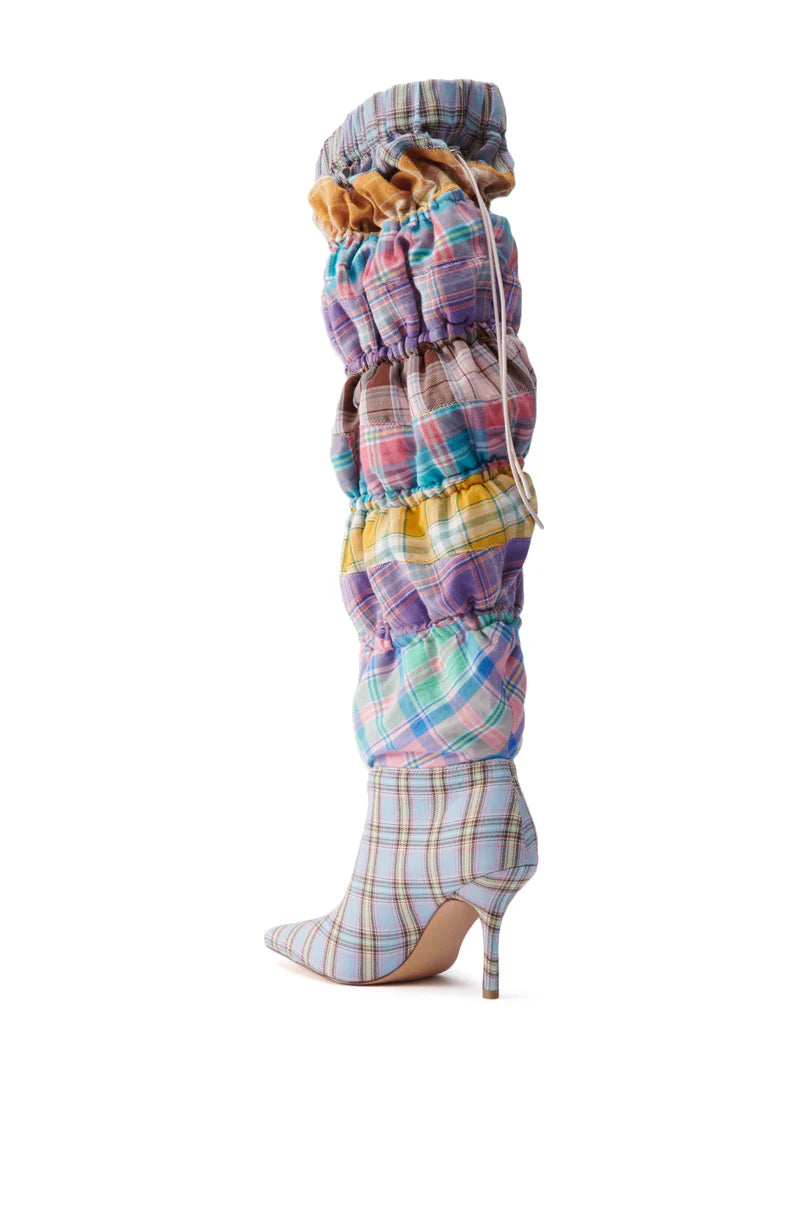 PINK MULTI PATCHWORK BOOT