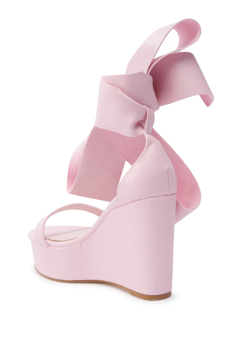 Bow Tie Platform Wedge