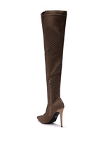 FREEDAH NUDE FISHNET LOOK STILETTO BOOT