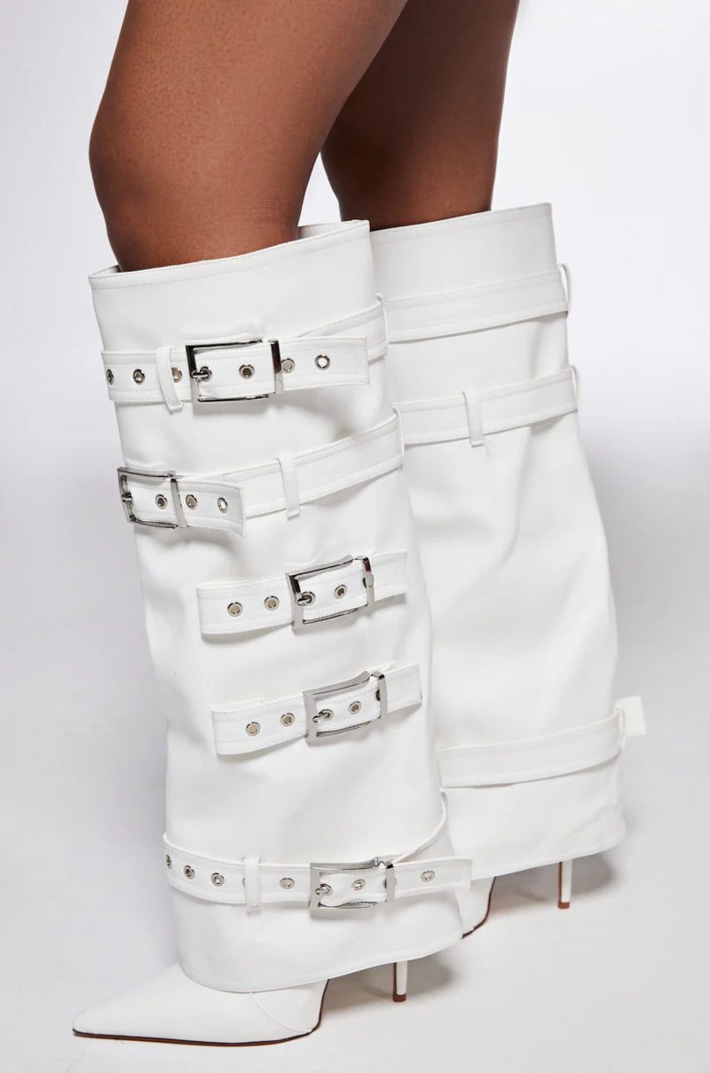 Frost belted Stiletto Boot
