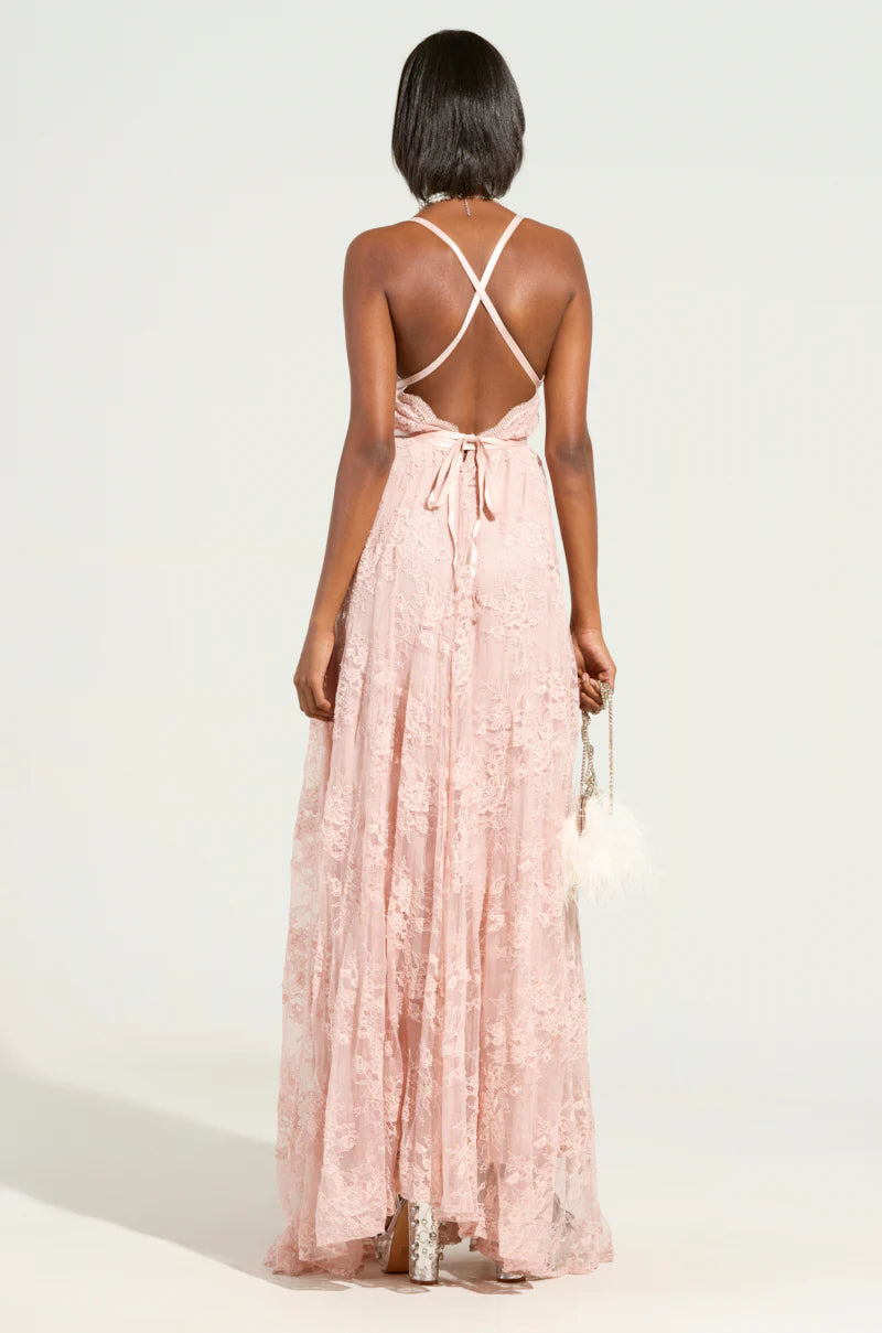 Crochet Lace Maxi Dress